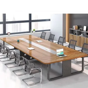 Rectangular Office Training and Negotiation Table with Chairs