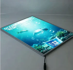Rectangular Ultra-Thin Aluminum Alloy Frame LED Light Box