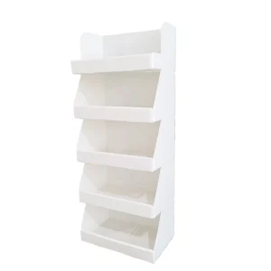 Recyclable Hollow Sheet Display Rack Brochure Holder for Apparel Beverage and Waste Industries