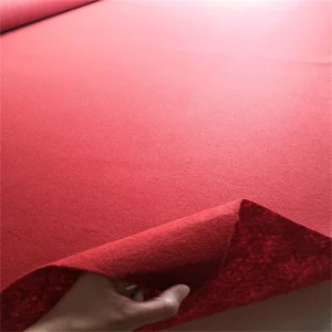 Red Exhibition Carpet for Exhibition Halls Gatherings Non slip Stain Resistant Customizable Sizes