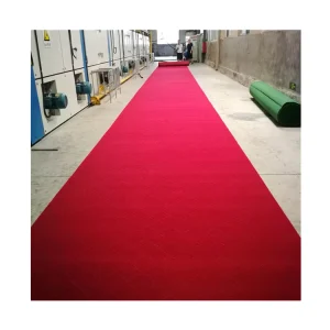 Red Exhibition Wedding Carpet, Hall Mat, Runner, and Stage Carpet