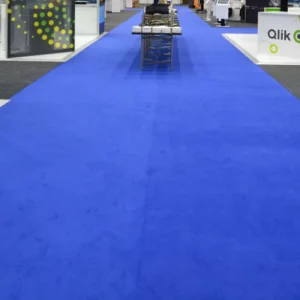 Red Polyester Exhibition Carpet Rolls for Events, Weddings, and Stages