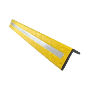 Reflective PVC Right Angle Traffic Sign Roadway Corner Protection Anti Collision Warning Strip Corner Guard