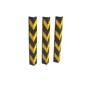 Reflective Rubber Corner Guards 1000*100*10mm for Parking Lots