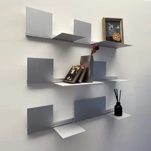 Removable Metal Wall Shelf for Home Storage and Display