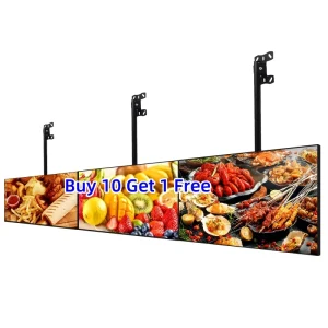 Restaurant Menu Board 32 43 55 Inch Wall-Mounted Android System HD Indoor LCD Digital Signage Display