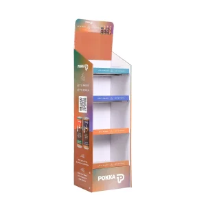 Retail Store Floor Display Rack and Book Stand for Brochures, Magazines, and Books