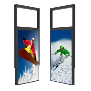 Retail Store Restaurant Poster Ultra-Thin Menu Screen 65-Inch High-Brightness 2500 Nit Wall-Mounted Digital Display