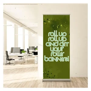 Retractable Banner Roll up Banner Pop up Banner + Stand Birthday Business Event Promotional Marketing Signage Portable
