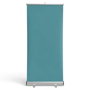 Retractable Banner Stand 33×79 Silver for Trade Show Retail Store Advertising Double Sided Replacement Graphic