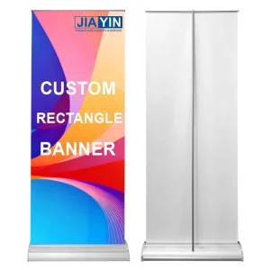 Retractable Banner Stand Aluminum Roll-Up Pull-Up Banner Stand