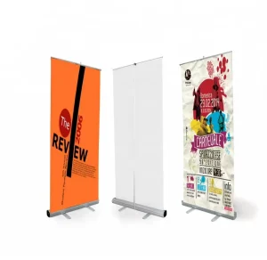 Retractable Banner Stand Trade Show Poster Board Display Custom Roll-Up Banner