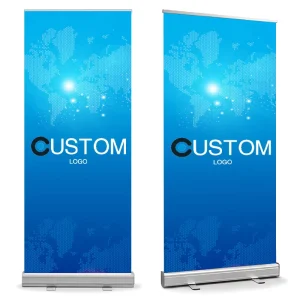 Retractable Outdoor Roll-Up Banner, Polyester, Digital Printed