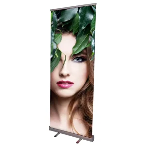 Retractable Pull Up Banner Stand Portable Floor Standing Advertising Display Trade Show