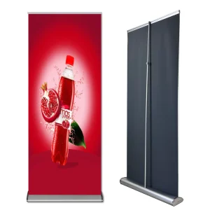 Retractable Roll up Banner Stand with Wide Base