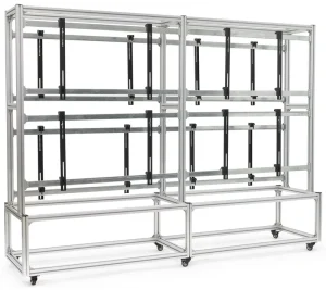 Reusable Modular Trade Show Exhibition Booth Worktable 6063 Anodized Aluminum Profile