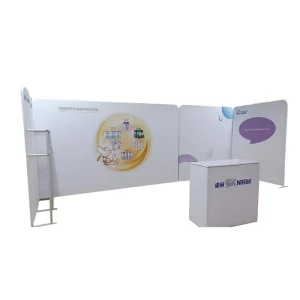 Reusable Outdoor Tension Fabric Display Wall 20ft