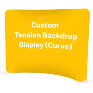 Reusable Straight Tension Fabric Backdrop Stand 10ft Aluminum Alloy Booth for Trade Shows