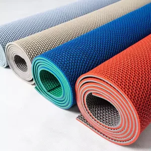 Reversible PVC Anti-Slip Wet-Area Floor Mat for Swimming Pool Kitchen Bathroom Garden