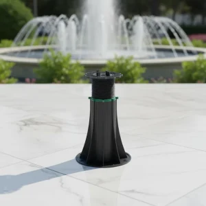 Rock Slab Stone Support Base Plastic Support Base with Stone Bricks for External Balconies
