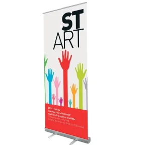 Roll up Advertising Banner Stand Rollup Standee Aluminum Roll Screen Stand Retractable Banners