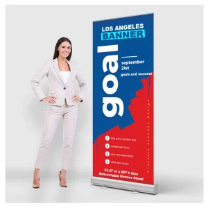 Roll up Banner Custom Design Displays Retractable Banner Stand with Padded Canvas Bag Box Show Roll up Banner