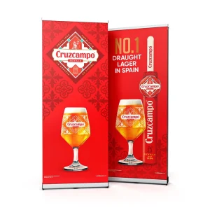 Roll up Banner Custom Design Displays Retractable Banner Stand with Padded Canvas Bag Show Roll up Banner