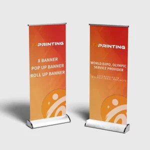 Roll up Banner Stand 85x200cm Waterproof Fabric Foldable Ideal for Trade Shows