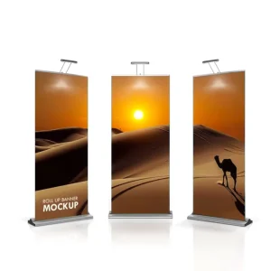 Roll up Banner Stand Aluminum Display Retractable Poster Banner