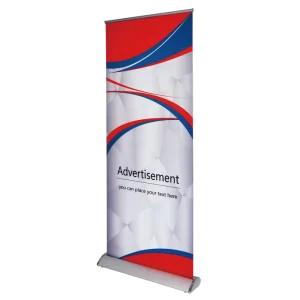 Roll up Banner Standard Portable 85X200 Aluminum Roll up Standing Banner with Logo and Stand