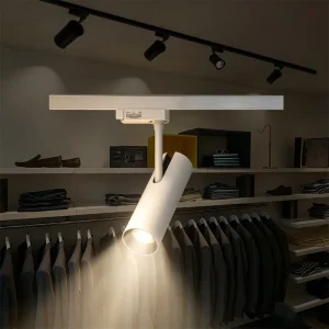 Rotatable Anti Glare Track Spotlight Minimalist Ceiling Mounted Light for Boutique Mall Exhibition Hall Interior Lights