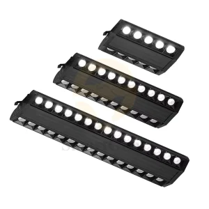 Rotatable Long Strip LED Track Light Indoor 60W Aluminum Ceiling Rail Line Floodlight Living Room Supermarket Spot Fill Lighting