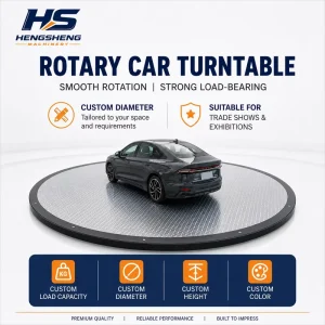 Rotating Display Platform with Custom Diameter for Exhibitions and International Trade Shows