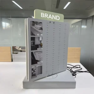 Rotating Door Handle Display Rack with Light-Up Display Stand