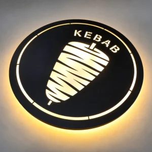 Round LED Advertising Light Box Waterproof Aluminum Frame for Indoor and Outdoor Display