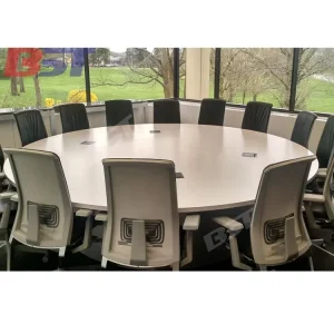 Round Office Negotiation and Conference Table for 8-12 People