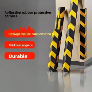 Rubber Anti-Collision Corner Guards for Parking Lots and Garages