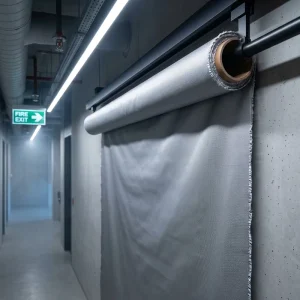 Rubber-Coated Fiberglass Fabric Cloth Fireproof Thermal Insulation Material UL94-V0 Certification
