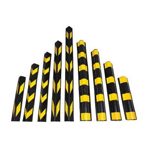 Rubber Corner Guards Anti Collision Strips for Parking Lot and Garage Edges Model HJ
