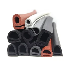 Rubber E-Type Sealing Wear Resistant Strip High Temperature Aging Resistant Waterproof Anti Collision