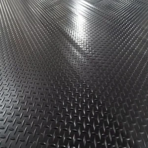 Rubber and PVC Anti-Slip Flooring Mat Roll for Garages