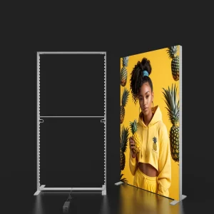 SEG Light Box Frame Exhibition Trade Show Booth Aluminum Profile Double-Side Tool-Free LED Strips 5-Year Lifespan 6500K