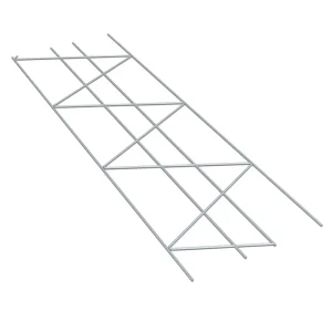 SS 304 Stainless Steel Wire Plain Weave Truss Mesh 6″ Width Anti-Crack Welded for Residential & Commercial Buildings