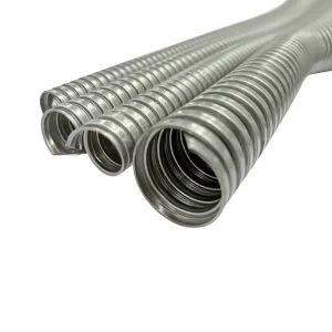 SS201 SS304 SS316 Flexible Conduit Hose Waterproof Stainless Steel Electrical Corrugated Conduit Pipe