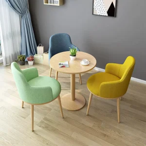 Sales Office Negotiation Table and Chair Combination Hotel Lobby Reception Table and Chair Set