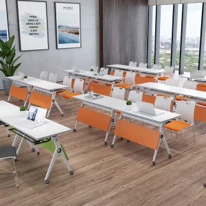 School Furniture Portable Office Conference Folding Table University Classroom Training Desk and Chair
