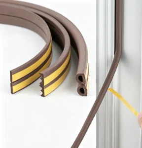 Self-Adhesive EPDM Seal Strip Anti-Collision Soundproof Weatherstrip Grid Adhesive Anti-Aging Door Window Gap Seal