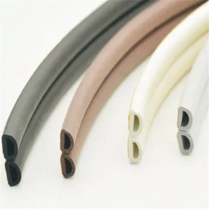 Self Adhesive Molded EPDM Rubber Door Window Sealing Stopper Flexible Decorative Soundproof Anti Collision Customizable Color
