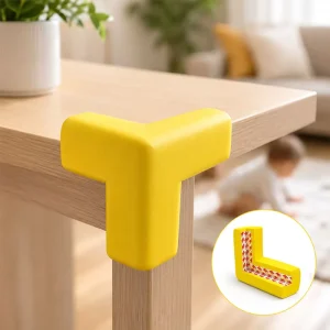 Self Adhesive PU Foam Edge Protector Soft Corner Guard Strip for Baby Safety and Furniture Protection