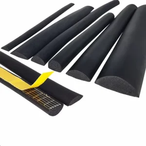 Self-Adhesive Rectangular EPDM Sponge Rubber Seal Strip for Electrical Enclosures